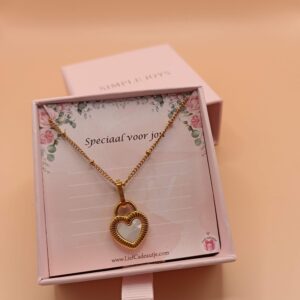 Alternative view of Ketting tweezijdig hartje
