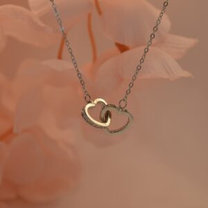Ketting 2 hartjes