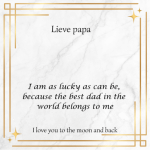 Kaartje Papa