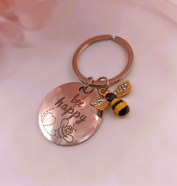 Sleutelhangertje 'Bee happy' - Image 2
