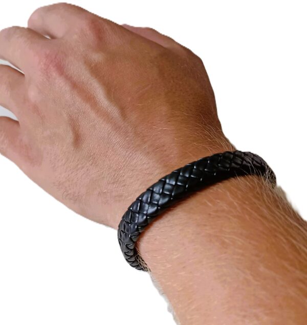 Stoere leatherlook armband - Image 2