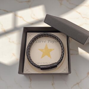 Alternative view of Stoere leatherlook armband