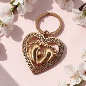 Hanger hart babyvoetjes