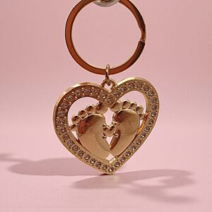 Alternative view of Hanger hart babyvoetjes